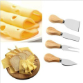 5PCS Cheese Knife Set dengan Lembaga Keratan Buluh