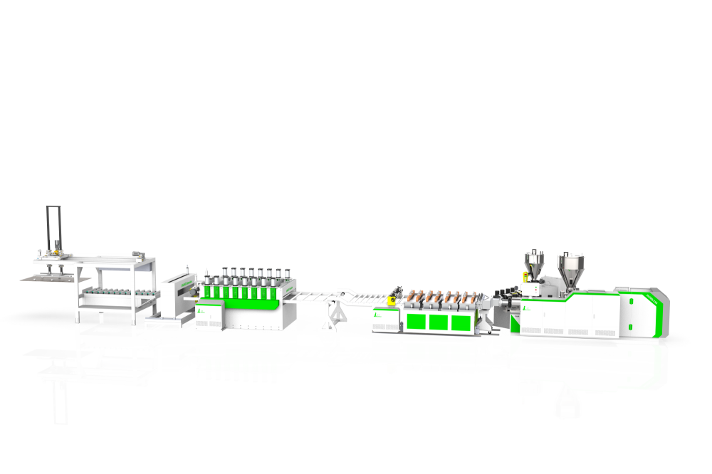 Machine d'extrusion composite en bois étanche-plastique