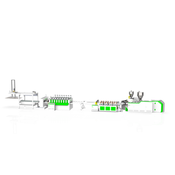 Máquina de extrusión de pisos WPC estándar de Europa