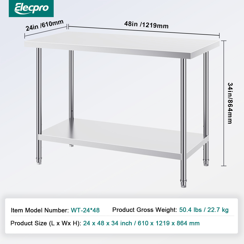 prep stainless steel table（4）