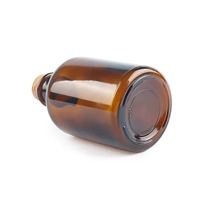 250ml amber bottle with cork