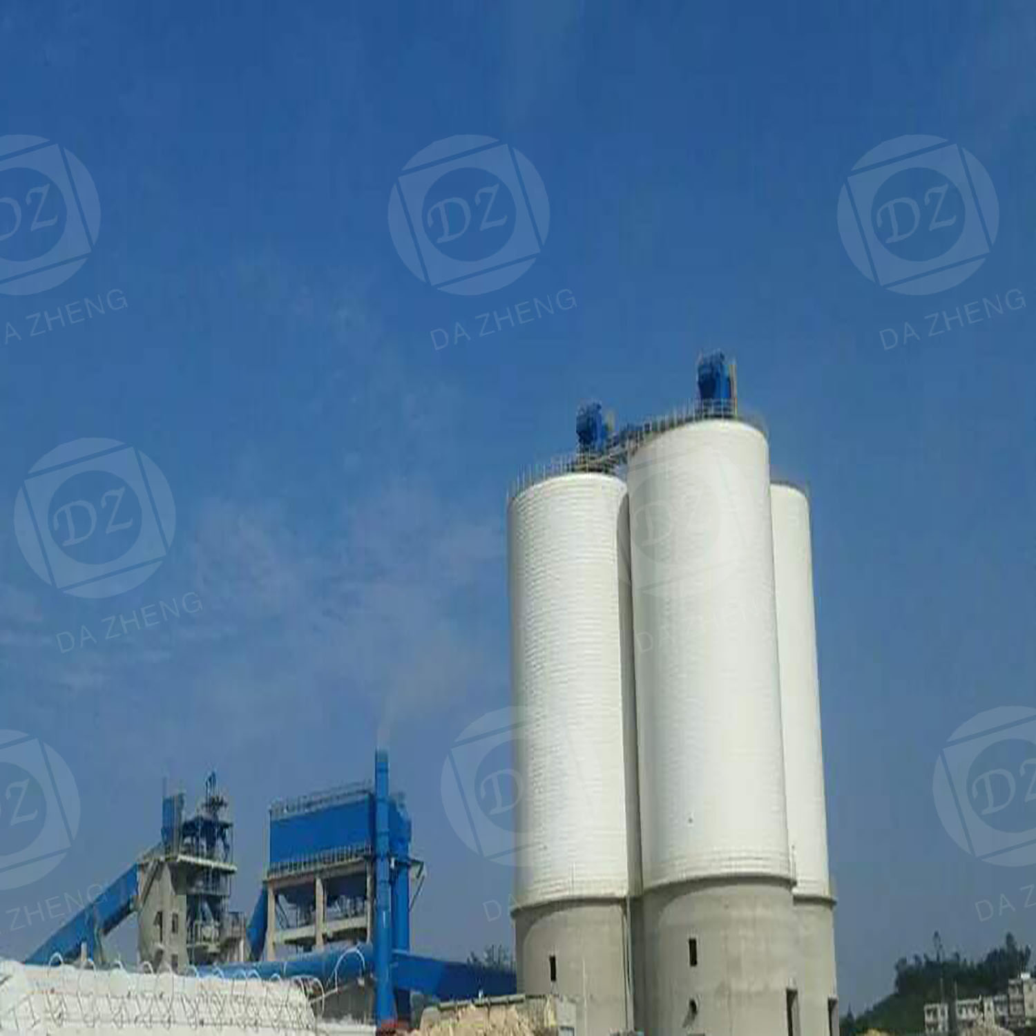 High-efficiency galvanized steel silo