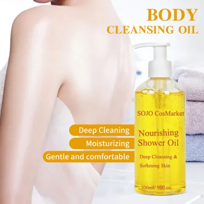 Shower oil organic cleanser shower oil moisturizer