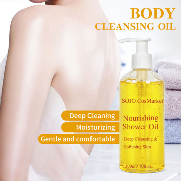 Shower oil organic cleanser shower oil moisturizer