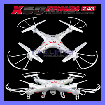 2.4G Remote Control Helicopter X5c -1 6 Axis Gyro Drone Quadcopter HD Camera X5 Syma Plane RC Model Toy Explorers (X5C)