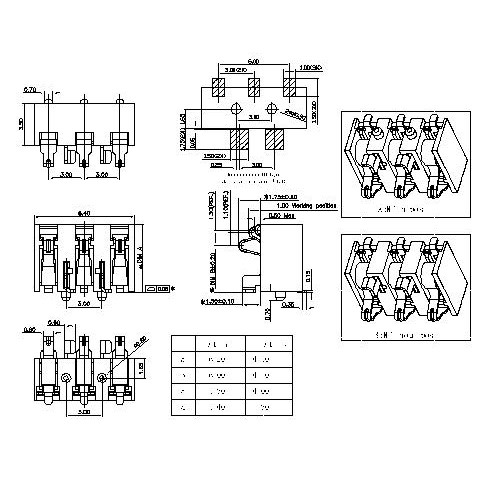 ABT19-03LCXD 3.0mm Pitch Battery Connector