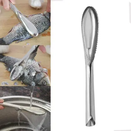 Stainless Steel Fish Scale Remover Kitchen Tool