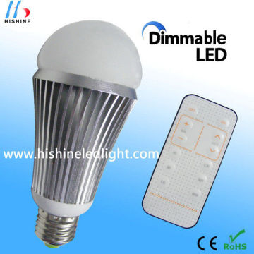 Household 9w E27 / B22 Dimmable Led Lights With Remote Controller