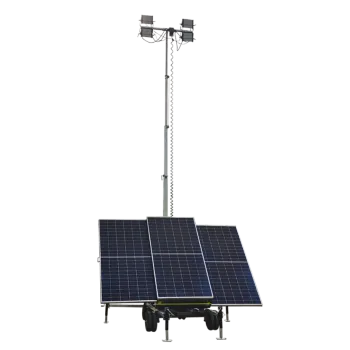 Mobile Trailer Light Towers With 4*50W LED