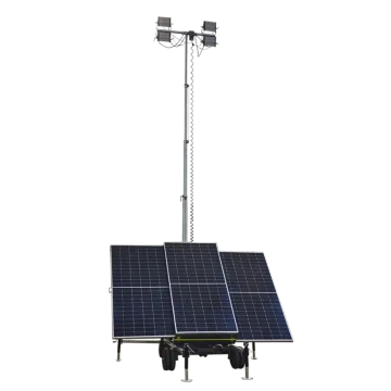 Mobile Trailer Light Towers With 4*50W LED