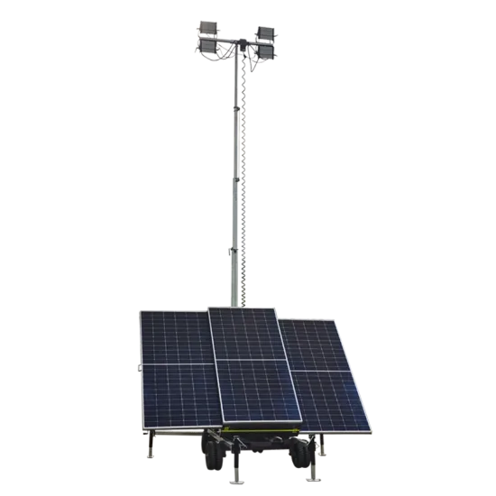 Mobile Trailer Light Towers With 4*50W LED