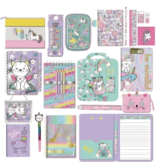 High-Quality Custom Design Kawaii Stationery Gift Set for Kids and Office Use