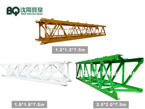 tower crane base mast