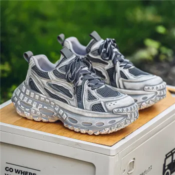 New Style Trendy Four Seasons Men's Thick-Soled Leisure Sports Shoes