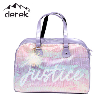 Bolsa de viaje de moda bolsita de viaje de lentejuelas coloridas