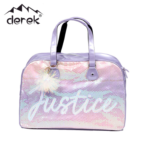 Bolsa de viaje de moda bolsita de viaje de lentejuelas coloridas