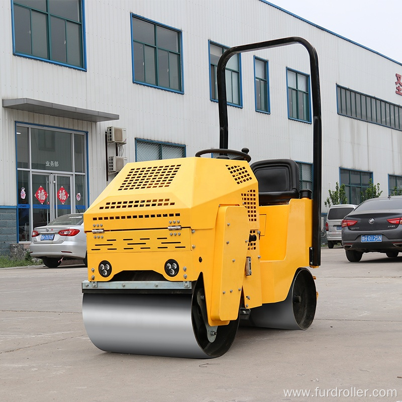 Small walking behind double drum compactor machine road roller FYL-860