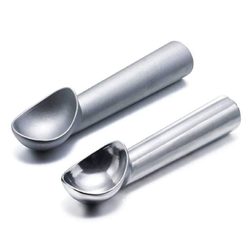 Heat Conductive Gray Coating Aluminum Ice Cream Spoon