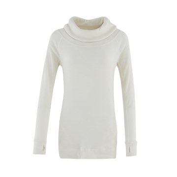 OEM Manufacturer 100% Merino Wool Classic Turtleneck Pullover for Women