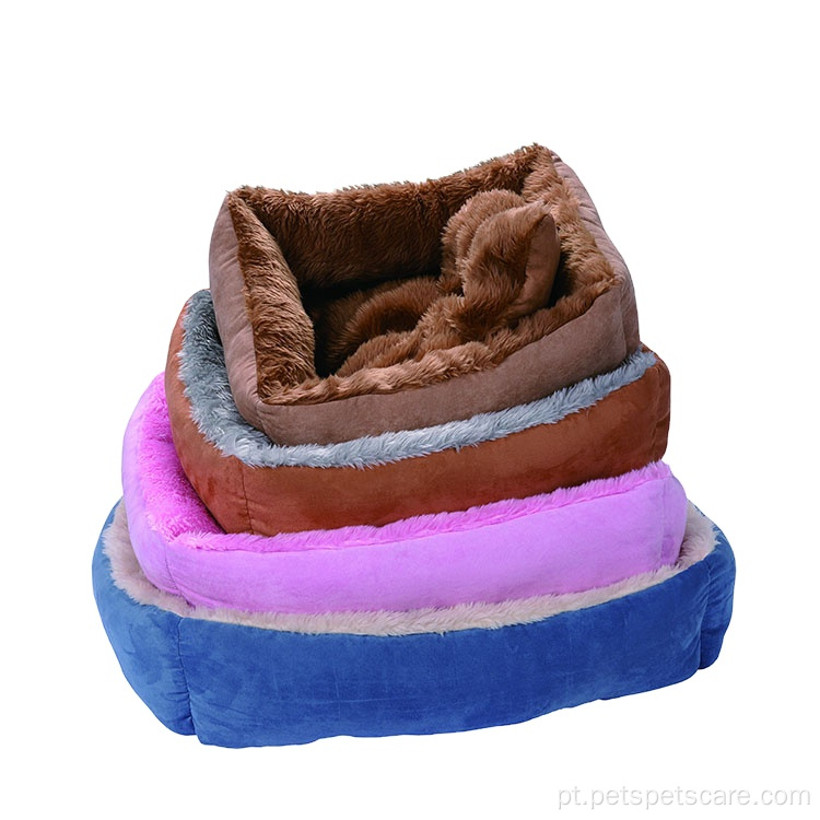 Cama de cachorro perfeita Cama de pelúcia ecologicamente correta para animais de estimação