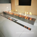 70 Inch 304 Stainless Steel Manual Bioethanol Fireplace for Modern Home Decor and Hotels