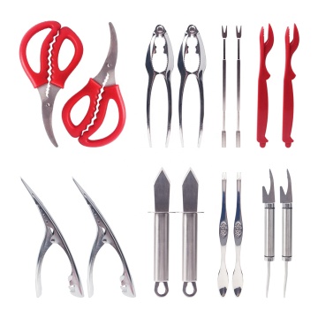 Pinza per peeling di gamberi intelligenti di alta classe - cucina facile pelacher morsetto di gambero in acciaio inossidabile