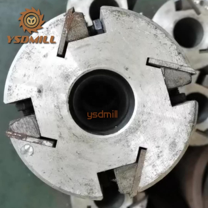 Woodworking Four Side Moulder Cutter Head with Flat Knife