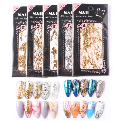 3D Sally Net Line Holo Silk Foil Mesh Sticker Nail Art Decoration
