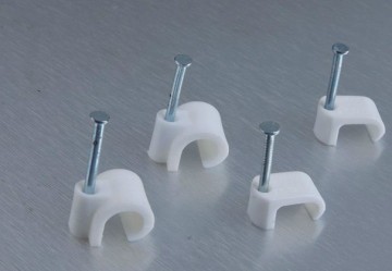 Hook/Round/Flat Type Nail Cable Clips