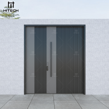 Modern Stainless Steel Entrance Double Doors for Hotels, Schools, and Houses
