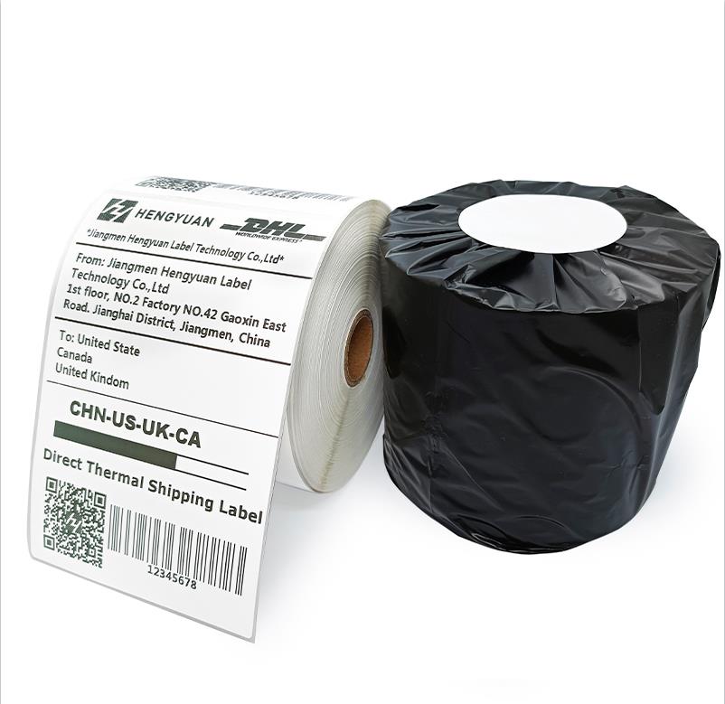 Printer Compatible 4x6 Inch Self Adhesive Direct Thermal Sticker Paper Printed Shipping Label