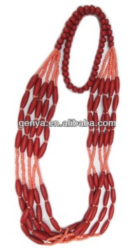 Wood beads Necklace for Ladys