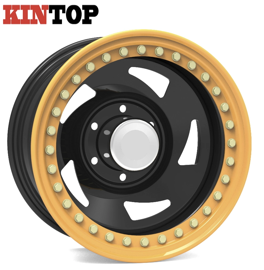 8 Spoke 119 Matt Black 4x4 Off Road For Car Steel Wheel Rim5