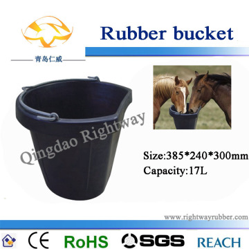 Rubber Bucket with Steel Hand 17L 18L