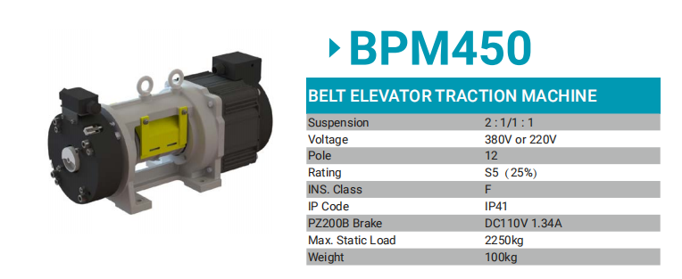 lift traction machine