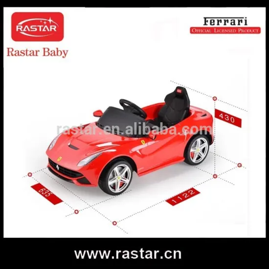 RASTAR kid toy car Authorized electric children sit ride on car