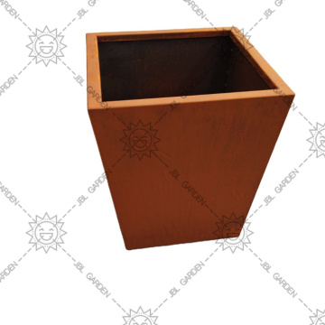 Outdoor Box Square Corten Steel Cube Planter