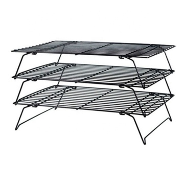 JHY Hot-Selling Non-Stick Collapsible Cooling Rack for Baking Cookies and Cakes