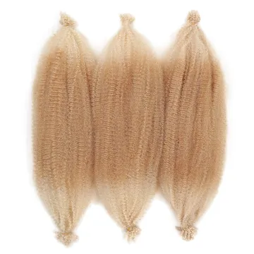 Soft Fluffy Synthetic curl marley braid  Hair Extension Long Afro Kinky Synthetic Springy Marley Crochet Twist Braiding Hair