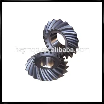 High quality bevel gear in speed reducer used tractor agriculture.
