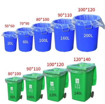 Sacs en plastique en polypropylène personnalisables: sacs poubelles jetables, clairs et lourds de 13 gallons