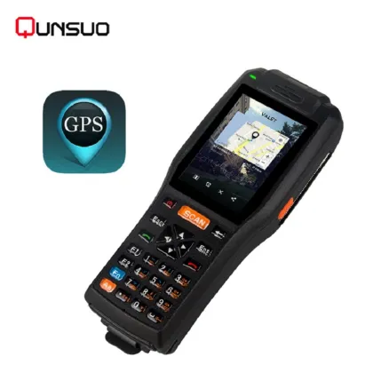 3.5inch handheld rugged pda with mobile printer