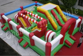 Colorful Inflatable Fun City/Kids Inflatable Amusement Park Chob220