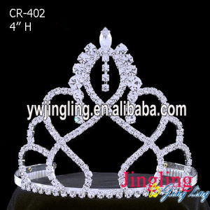 Holiday 4 Inch Rhinestone Pageant Crowns