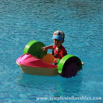 Aqua Hand paddle boat water plastic paddler boat for pool for sale Kids water park toys
