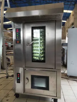 Full Series Bakery Equipment 32-Tray Rotary Oven Electric/Gas/Diesel Rotating Baking Oven
