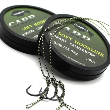 Balanzze 20m Braided Lead Core Carp Leader Line - Camo Green Mainline Leadcore