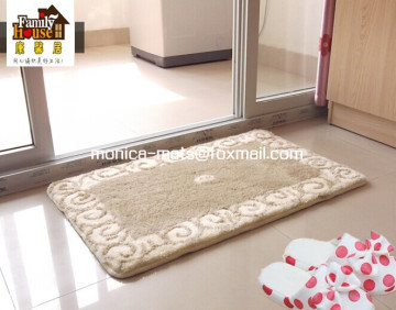 Modern Machine Washable Shaggy Carpet Bath Floor Area Rug