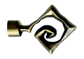 Hand Shape Hardware Curtain Rod Outlet