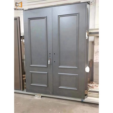 American Style Aluminum Double Casement Entrance Doors for Residential Use